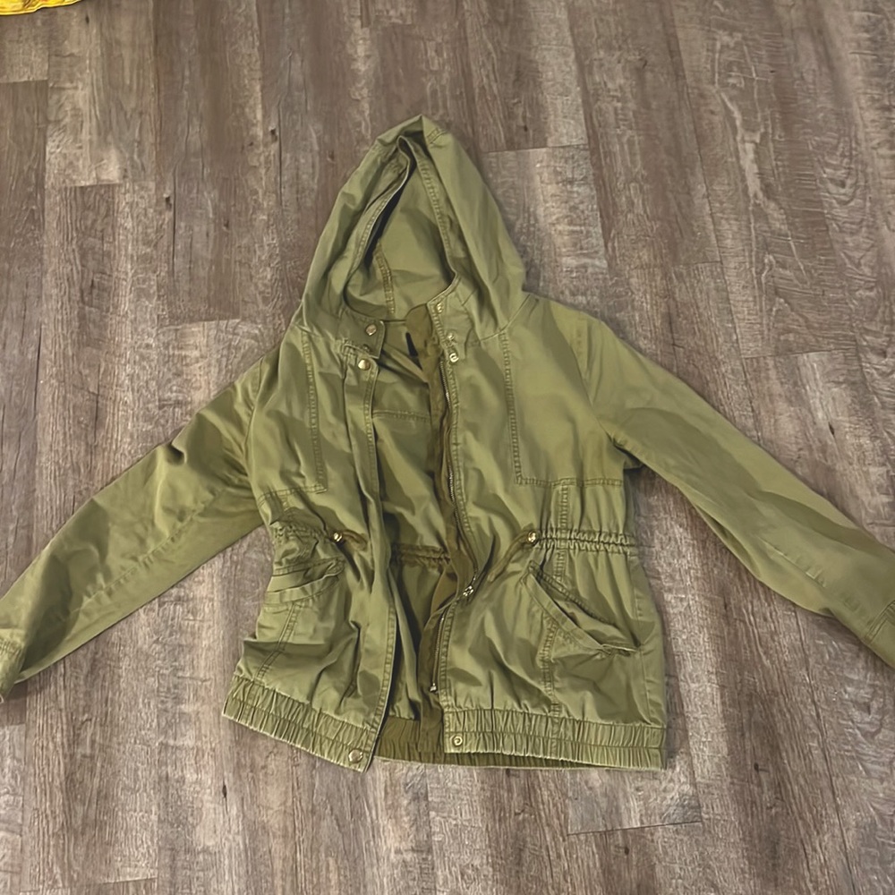 Green Lightweight Utility Jacket | Love Tree